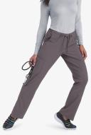 Easy Stretch by Butter-Soft Petite Drawstring Scrub Pants - S - Grey Stone