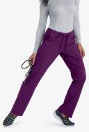 Easy Stretch by Butter-Soft Petite Drawstring Scrub Pants - XL - Eggplant