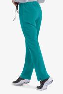 Easy Stretch by Butter-Soft Petite Drawstring Scrub Pants - XS - Teal