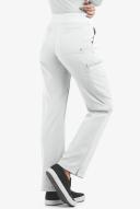 Easy Stretch by Butter-Soft Petite Sport Yoga Scrub Pants - 3x - White