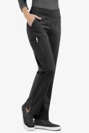 Easy Stretch by Butter-Soft Petite Sport Yoga Scrub Pants - XXS - Onyx Black