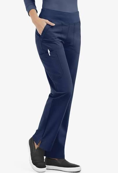 Easy Stretch by Butter-Soft Sienna Sport Yoga Scrub Pants - XXS - Navy
