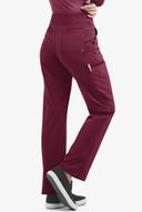 Easy Stretch by Butter-Soft Tall Sport Yoga Scrub Pants - M - Wine