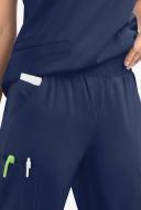Easy Stretch by Butter-Soft Women's Joggers Scrub Pants - L - Navy