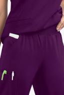 Easy Stretch by Butter-Soft Women's Joggers Scrub Pants - S - Eggplant