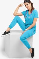Easy Stretch by Butter-Soft Women's Joggers Scrub Pants - XL - Turquoise