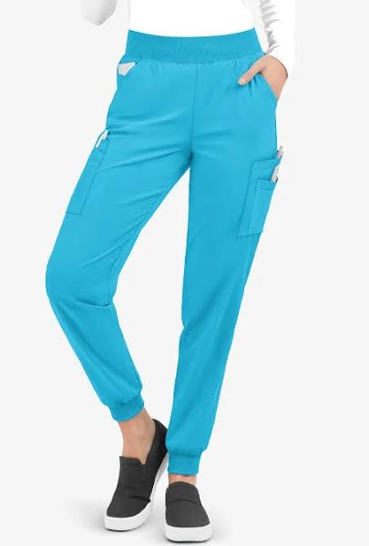 Easy Stretch by Butter-Soft Women's Joggers Scrub Pants - XL - Turquoise