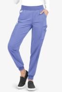 Easy Stretch by Buttersoft Women's Joggers Petite Scrub Pant - S - Ceil Blue