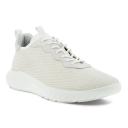 ECCO | Men's Ath 1F Street-style Leather Sneakers | Size 40 | Leather | Shadow White