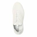 ECCO | Men's Ath 1F Street-style Leather Sneakers | Size 40 | Leather | Shadow White