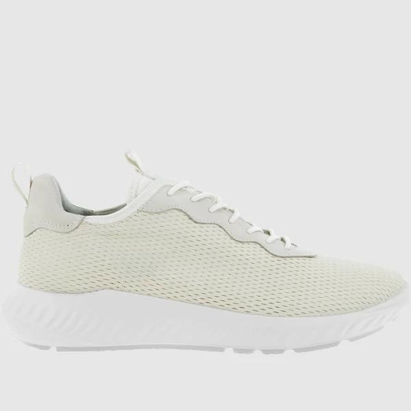 ECCO | Men's Ath 1F Street-style Leather Sneakers | Size 44 | Leather | Shadow White