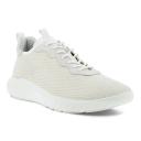 ECCO | Men's Ath 1F Street-style Leather Sneakers | Size 46 | Leather | Shadow White