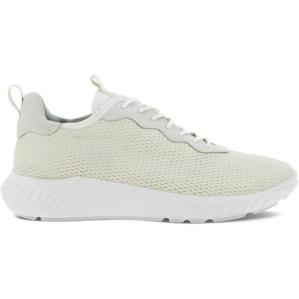 ECCO | Men's Ath 1F Street-style Leather Sneakers | Size 46 | Leather | Shadow White