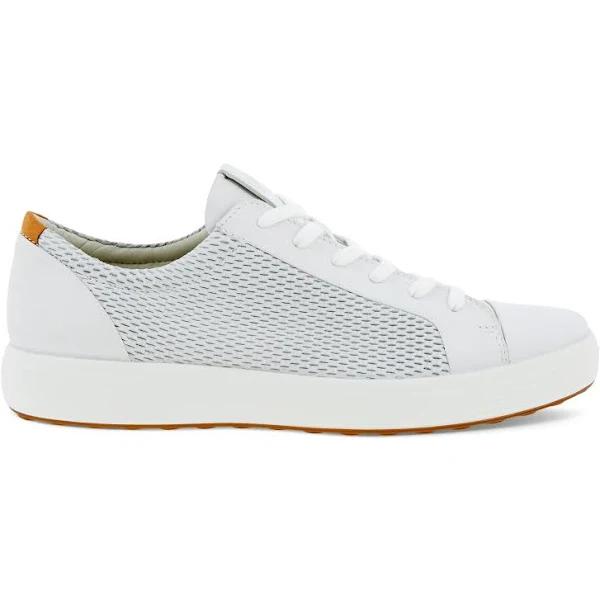 ECCO | Men's Soft 7 Sports Classic Sneakers | Size 10 | Leather | White