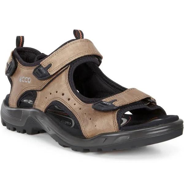 Ecco Mens Comfortable Leather Offroad Sandals