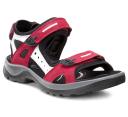 ECCO Offroad Chilli Red/Concrete/Black Womens Sandals