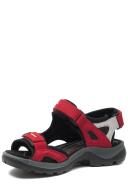 ECCO Offroad Chilli Red/Concrete/Black Womens Sandals