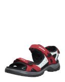 ECCO Offroad Chilli Red/Concrete/Black Womens Sandals