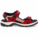 ECCO Women's Offroad Athletic Sandals, Chili Red/Concrete/Black, 9 UK
