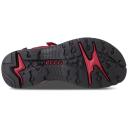 ECCO Women's Offroad Athletic Sandals, Chili Red/Concrete/Black, 9 UK