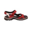 ECCO Women's Offroad Athletic Sandals, Chili Red/Concrete/Black, 9 UK