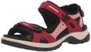 ECCO | Women's Offroad Sandals | Size 12 | Leather | Chili Red
