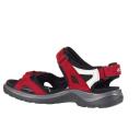 ECCO | Women's Offroad Sandals | Size 4 | Leather | Chili Red