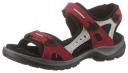 ECCO | Women's Offroad Sandals | Size 4 | Leather | Chili Red