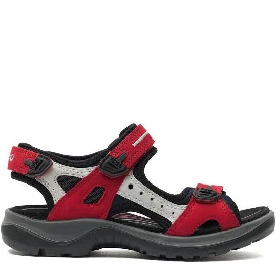ECCO | Women's Offroad Sandals | Size 4 | Leather | Chili Red