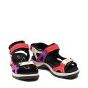 ECCO Womens Offroad Sandal Multicolor Hibiscus