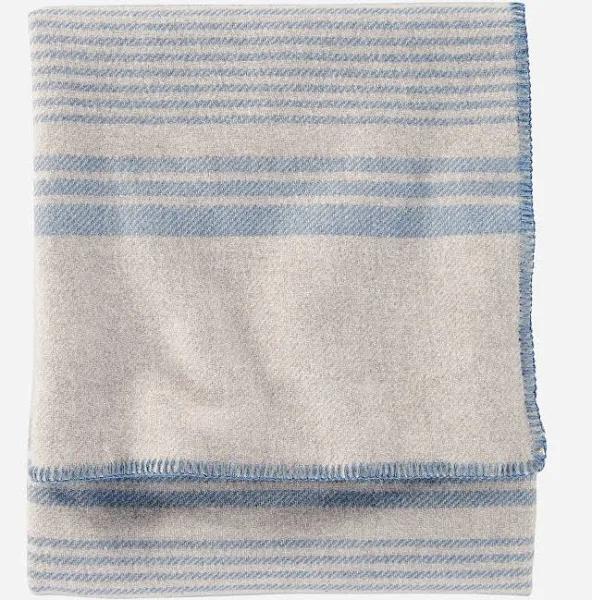Eco-Wise Wool Stripe Blanket Irving Stripe Taupe Irving Stripe Taupe / Queen