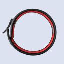Economy Lever Belt 10mm (Double Tone) Red / S - Loaded Lifting