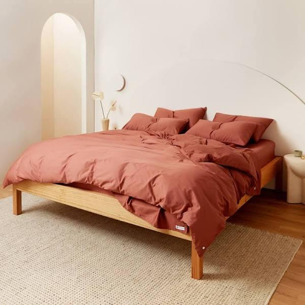 Eden Cotton | Rust Quilt Cover | Single | Sheet Society