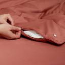 Eden Cotton | Rust Quilt Cover | Super King | Sheet Society