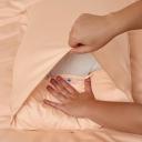 Eden Cotton | Soft Apricot Pillowcases | Standard Size / Set of 2 | Sheet Society