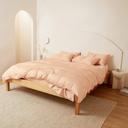 Eden Cotton | Soft Apricot Quilt Cover | Double | Sheet Society