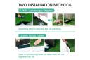 Edengrass 1m x 20m Artificial Synthetic Fake Faux Grass Mat Turf Lawn 19mm Height