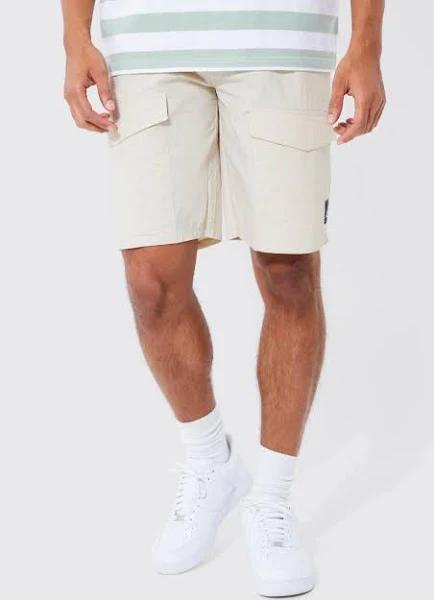 Elastic Lightweight Relaxed Cargo Short