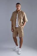 Elastic Waist Cargo Short