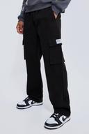 Elastic Waist Relaxed Fit Buckle Cargo Jogger
