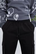 Elastic Waist Relaxed Fit Buckle Cargo Jogger
