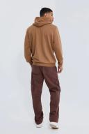Elastic Waist Relaxed Fit Buckle Cargo Jogger