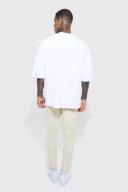 Elastic Waist Skinny Stretch Chino
