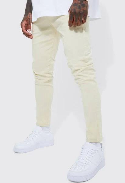 Elastic Waist Skinny Stretch Chino