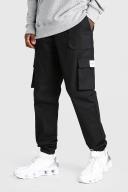 Elastic Waist Slim Fit Buckle Cargo Jogger