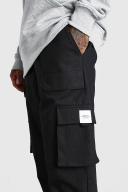 Elastic Waist Slim Fit Buckle Cargo Jogger
