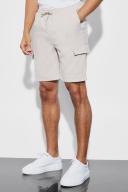 Elasticated Slim Smart Cargo Short