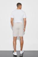 Elasticated Slim Smart Cargo Short