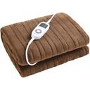 Electric Heated Throw Blanket 120cm x 160cm Charcoal