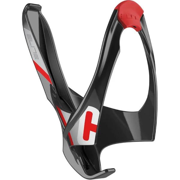 Elite Cannibal Bottle Cage - Black & Red